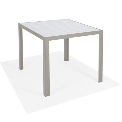 Hamilton 36" Sq. Bar Height Table(HDPE) w/umb hole (surface mountable)