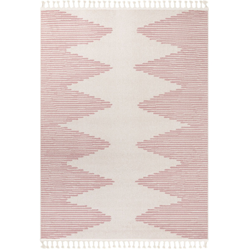 Loop-De-Loop Geometric Synthetic Area Rug, Rectangle 120 x 180cm