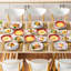 24 Piece Porcelain China Dinnerware Set - Service for 6
