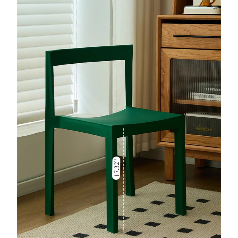Chaise simple à dossier simple, chaise longue, chaise de salle à manger