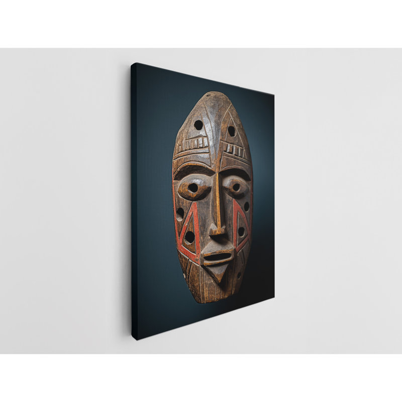 "Path of Unity", masque africain, impression sur toile, impression sur toile, H 60 po x l 40 po x P 1 po