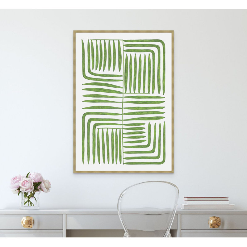 Botanicus Labyrinthus 2 Framed Acrylic Painting Print, 31.54" H x 22.54" W