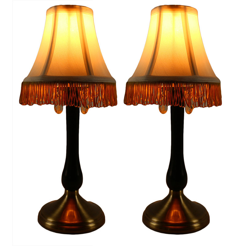 Ensemble de lampe de table 14 po Rodas, Blanc, Noir