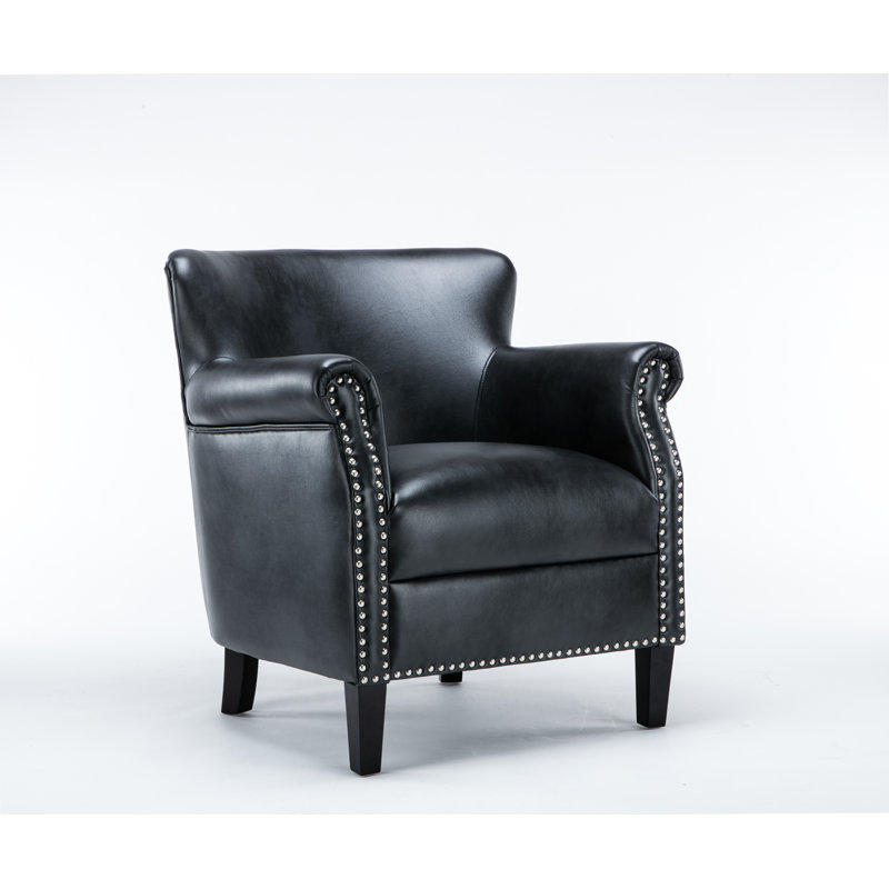 Fauteuil club gris anthracite, Charcoal