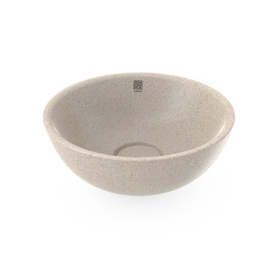 Woodio Soft40 15.75'' Wood Circular Bathroom Sink
