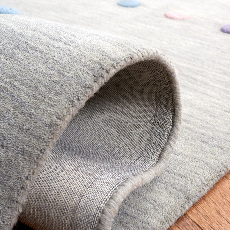 Amana Hand Loomed 70% Wool, 20% Latex, 10% Cotton Rug, Rectangle 8' x 10'