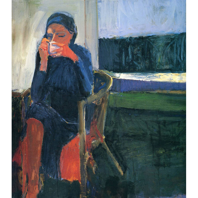 Coffee, 17" H x 15" W