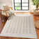 Machine Washable Shaggy Boho Beige Area Rug
