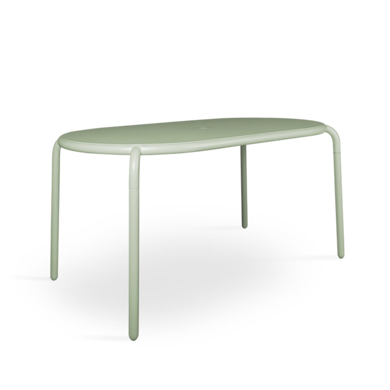 Toni Tavolo Outdoor Dining Table Set With Armchairs, Mist Green