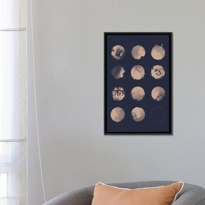 «12 Moons», impression sur toile tendue