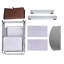Support de rangement de cuisine pliable pour camping