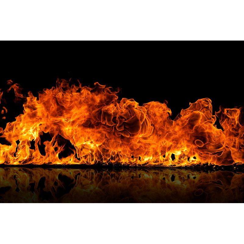 Fire Flames by Kesu01, 12" W x 8" H