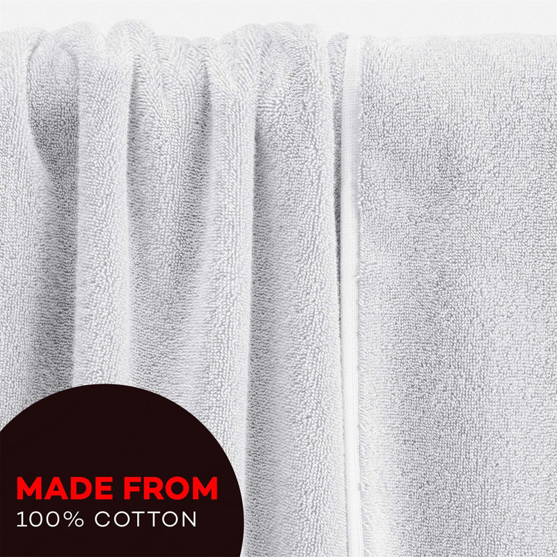 100% Cotton Bath Sheet, White