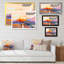«Abstract Colorful Seascape Ii», reproduction sur toile flottante-1931977381-1931977306