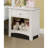 Karine Wooden Nightstand With One Drawer