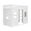 Lit mezzanine simple avec échelle-349668065-349668066