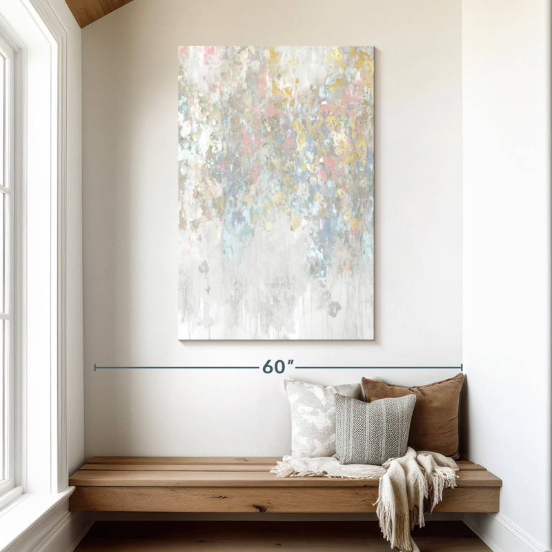 Avery Cascade Pink, 48" H x 32" W