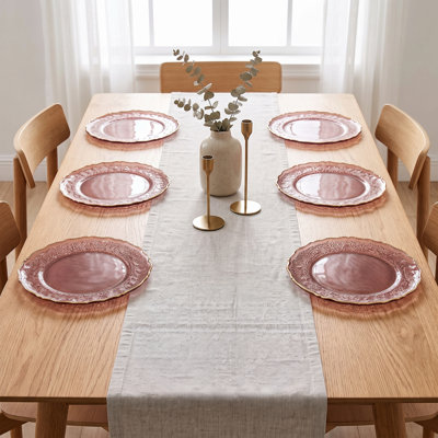 Ensemble d'assiettes à dessert en verre