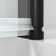 35'' - W x 55'' H Pivot Door Frameless Tempered Glass Tub Door with Easy Clean Coating