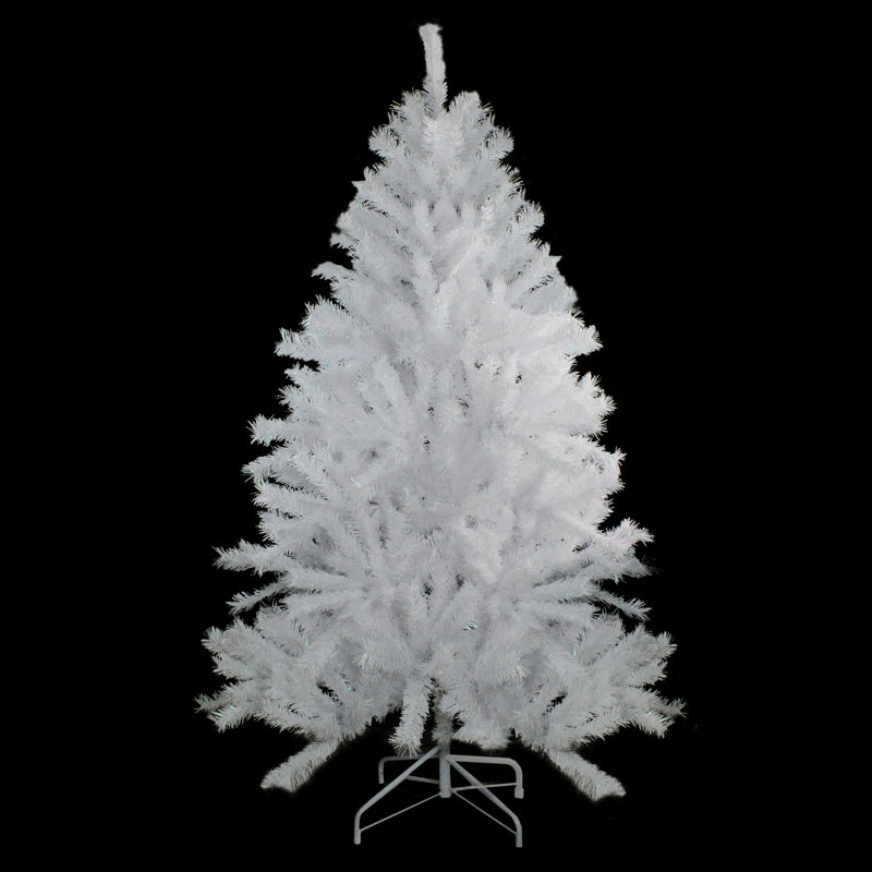 Arbre de Noël artificiel épinette blanc glacé - non éclairé, 6 pi