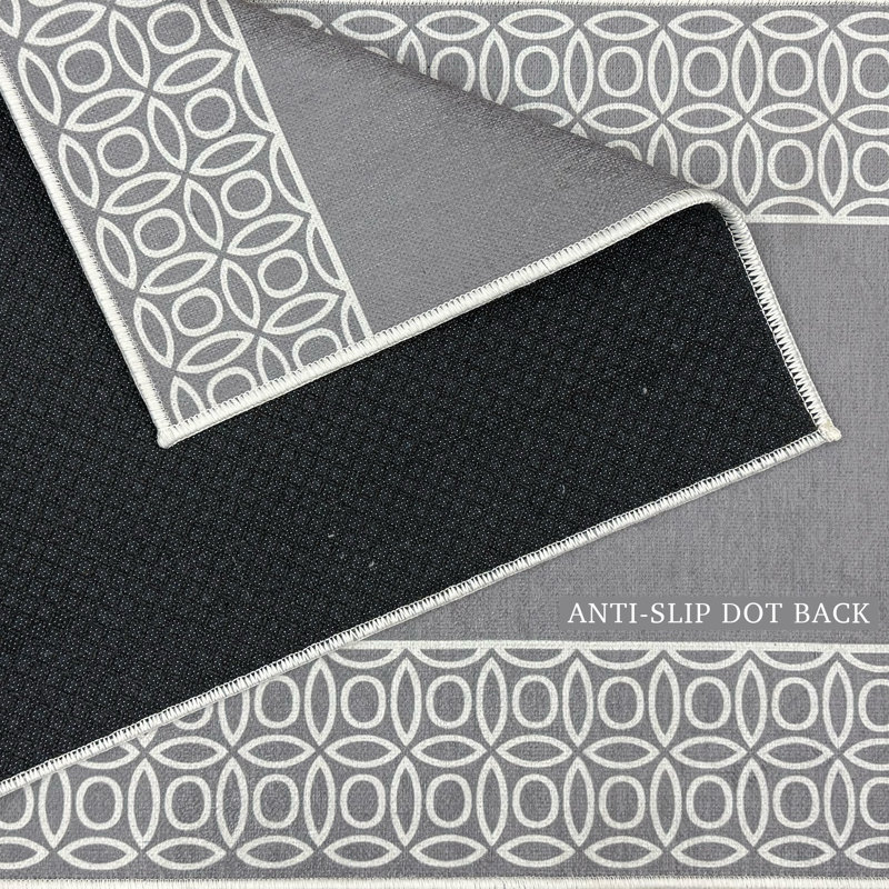 Tapis de couloir gris à poils longs sur mesure, Tapis de couloir 2 pi 2 po x 20 pi