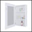 Armoire à pharmacie blanche avec miroir inclus-3493836