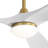  Nicola 60" Modern Style 3-blade Ceiling Fan Light With Remote Control, Supports Mobile Phone Connection And Voice Function-599633002