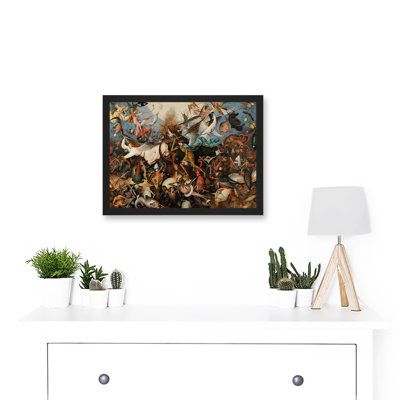 The Fall Of The Rebel Angels by Pieter Bruegel The Elder - Single Picture Frame Painting