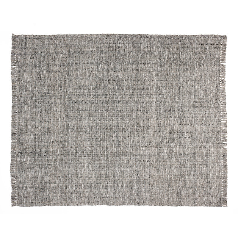 Basile Area Rug in Gray, Rectangle 9' x 12'