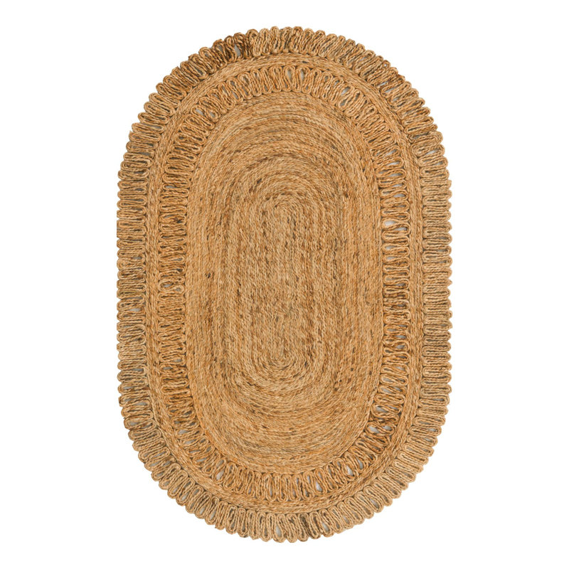 Fredric Striped Indoor Rug, Oval 3'1" x 5'1"
