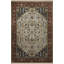 Tapis décoratif rétro bourgogne à motif traditionnel multicolore-1859628690