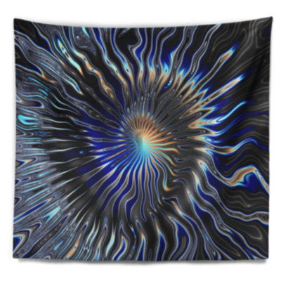 Tapisserie «Blue Rays from the Circle»