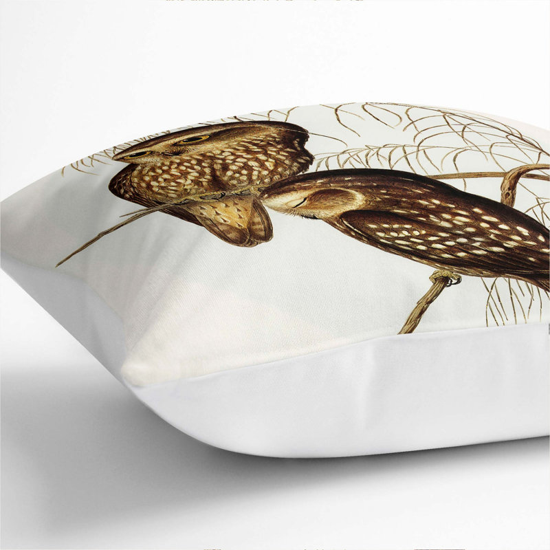 Square Throw Cushion, White, 55cm H x 55cm W x 20cm D
