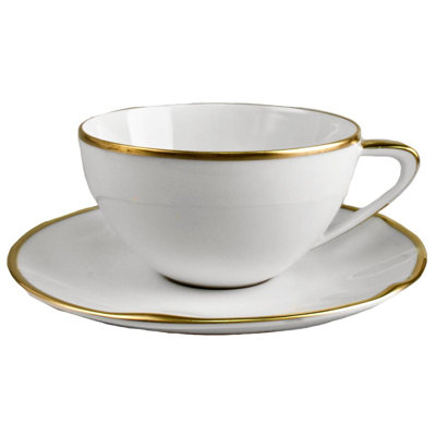 Simply Elegant Porcelain Saucer