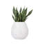 Vase rond en céramique ivoire-89123265