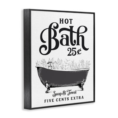 Giclée encadrée «Hot Bath with Bubbles», design par Lettré et doublé