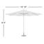 Parasol rond en aluminium 11,5 pi Sunbrella-1183918684