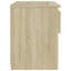 Cryal 40cm W Manufactured Wood Bedside Table-61746028