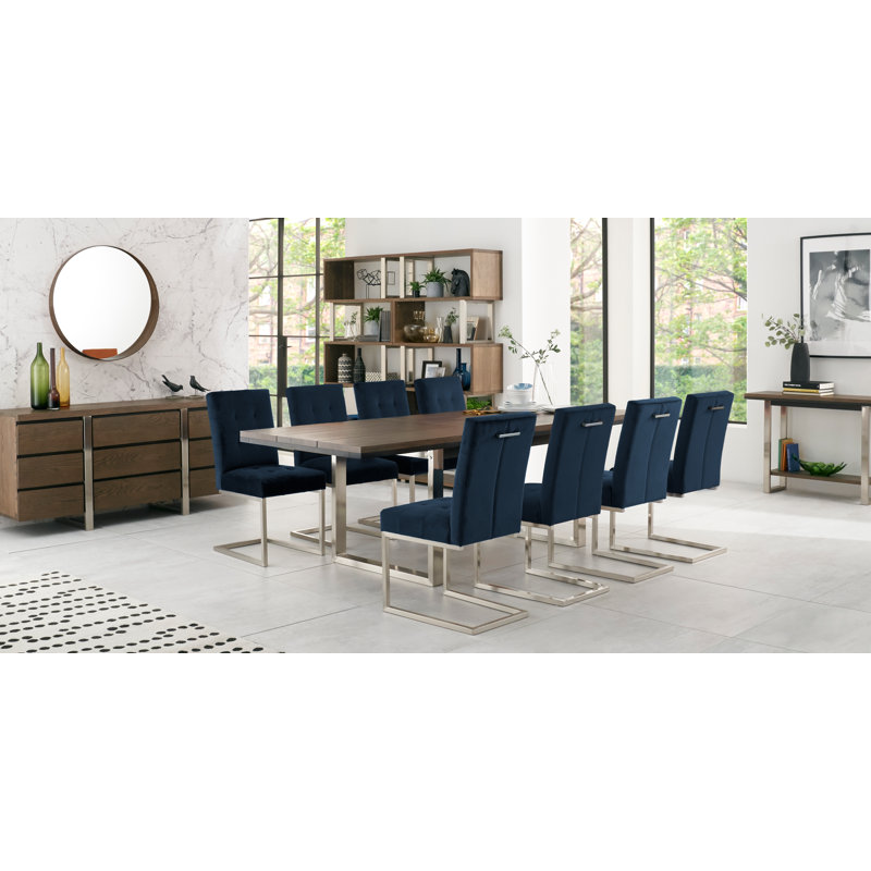 Siilata Dining Set, Dark Blue
