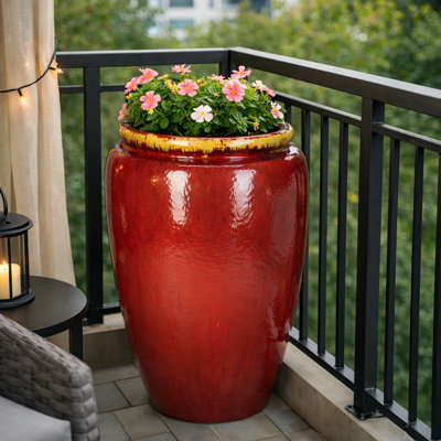 Pot de rangement 25 po - Oxblood