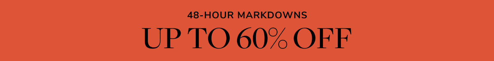 [JM HP] 48-Hour Markdowns Mobile Skinny Banner