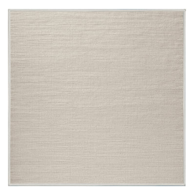Machine Washable Solid Beige Area Rug