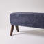 Banc en tissu de chenille décoratif moderne, banc d'entrée ergonomique rembourré avec pieds en bois massif, repose-pieds rembourré pour vestibule et chambre à coucher-63059227-63059231