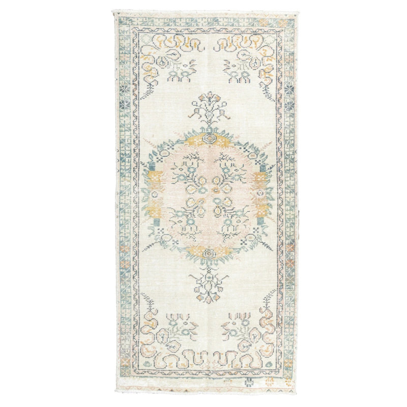 Tapis de couloir floral tissé à la main Yasuc