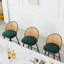 361° Swivel Upholstered Rattan Counter Height Bar Stool-1521301506-1507232250-1493172909