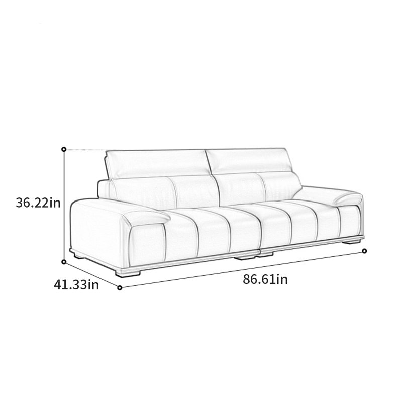 Dreshertown, H 36,22 po x l 86,61 po x P 41,33 po, 4