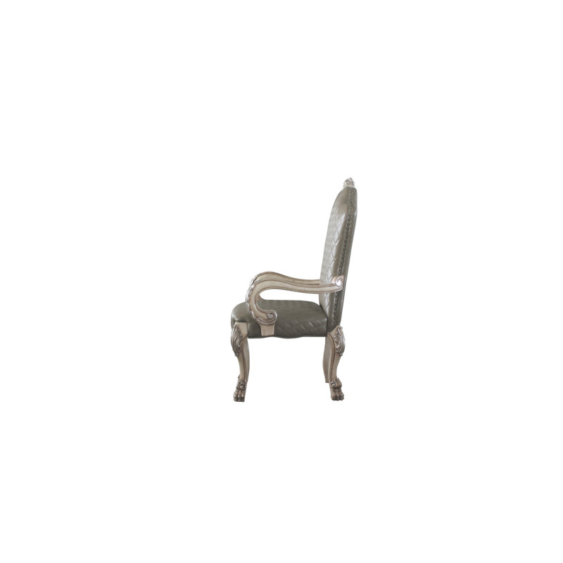 Chaise avec accoudoirs en cuir synthétique Dresde Dresde (ensemble de 2)