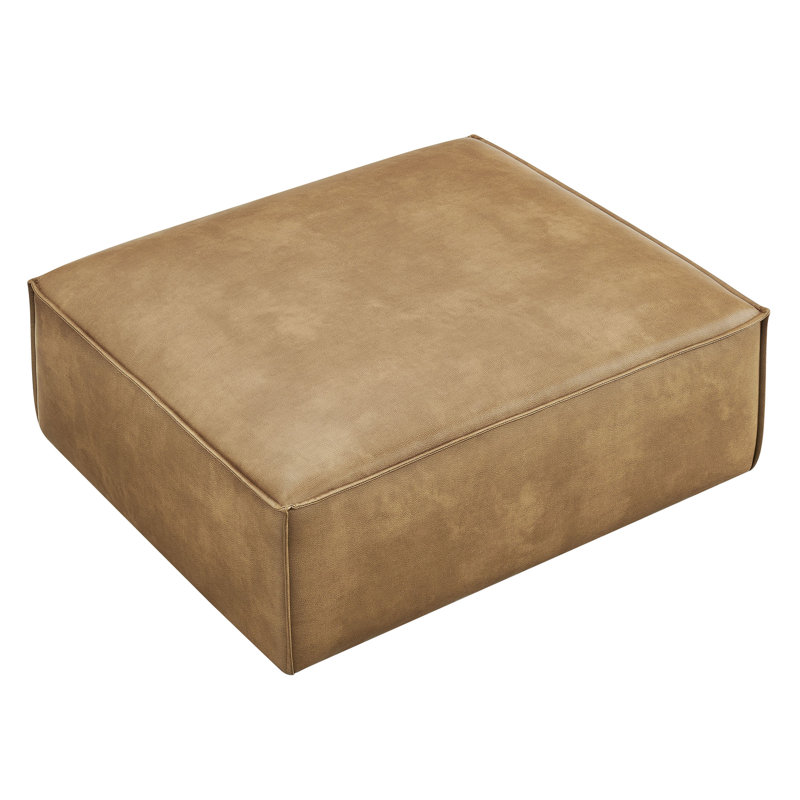 Repose-pieds modulaire en cuir Restore, Grillé