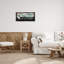 «Winter Rustic Mountain Skiing», art mural sur toile flottante par Jennifer Pugh-365166435-365162652