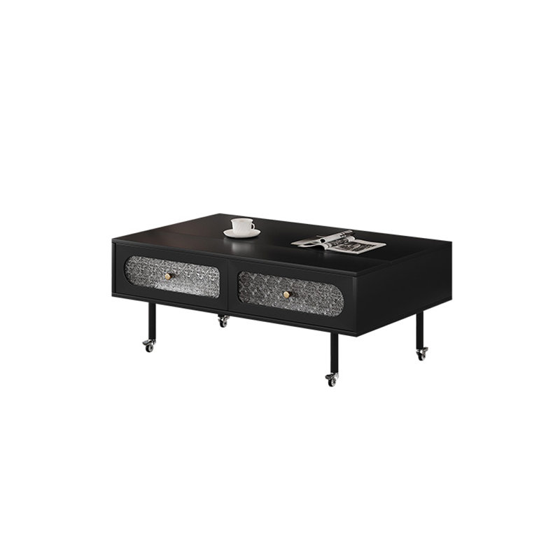 Gona, H 15,74 po x L 47,24 po x l 23,62 po, Noir